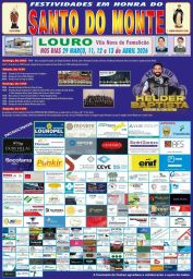 Cartaz Festa em honra de Santo Ovídio 2026 - Louro