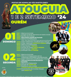 Cartaz Festa em honra de São Bartolomeu 2024 - Atouguia