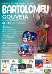 Cartaz Festa em honra de São Bartolomeu 2026 - Gouveia