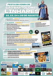 Cartaz Festa em honra de São Bartolomeu 2026 - Linhares