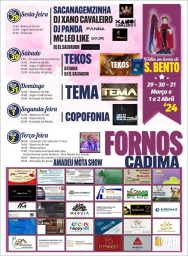 Cartaz Festa em Honra de São Bento 2024 - Fornos