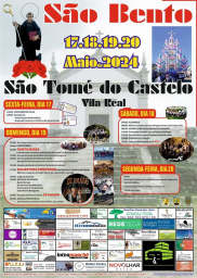 Cartaz Festa em Honra de São Bento 2024 - Vila Real