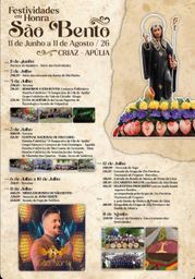 Cartaz Festa em honra de São Bento 2026 - Apúlia