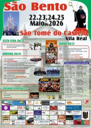Cartaz Festa em honra de São Bento 2026 - São Tomé do Castelo