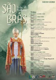 Cartaz Festa em honra de São Brás 2026 - Ribeira Grande