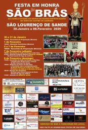 Cartaz Festa em honra de São Brás 2026 - São Lourenço de Sande