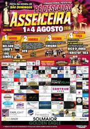 Cartaz Festa em honra de São Domingos 2026 - Asseiceira