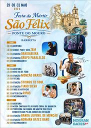 Cartaz Festa em honra de São Félix 2026 - Barbeita