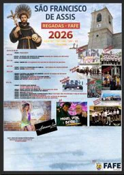 Cartaz Festa em honra de São Francisco de Assis 2026 - Regadas