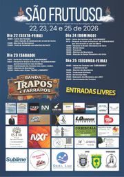 Cartaz Festa em honra de São Frutuoso 2026 - Terreiro Santinho