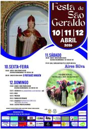 Cartaz Festa em honra de São Geraldo 2026 - Avô