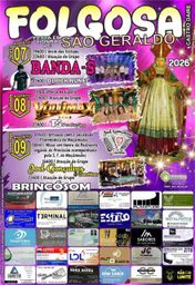 Cartaz Festa em honra de São Geraldo 2026 - Folgosa