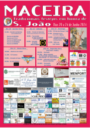 Cartaz Festa em Honra de São João 2024 - Maceira