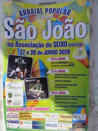Cartaz Festa em honra de São João 2026 - Seixo
