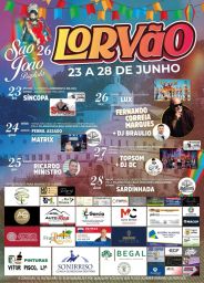 Cartaz Festa em honra de São João Baptista 2026 - Lorvão