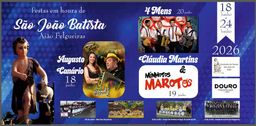 Cartaz Festa em honra de São João Batista 2026 - Aião