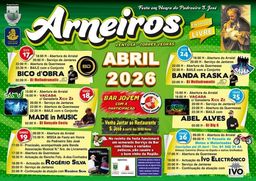 Cartaz Festa em honra de São José 2026 - Arneiros