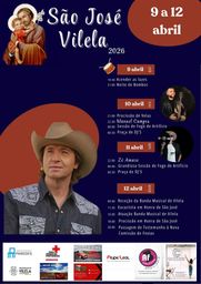 Cartaz Festa em honra de São José 2026 - Vilela