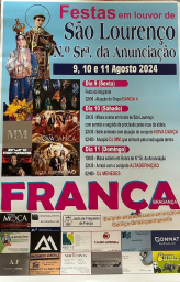 Cartaz Festa em Honra de São Lourenço 2024 - Bragança