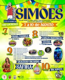 Cartaz Festa em Honra de São Lourenço 2026 - Soure