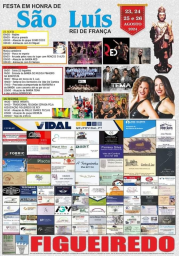 Cartaz Festa em Honra de São Luís  2024 - Figueiredo