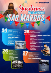 Cartaz Festa em Honra de São Marcos 2024 - Guedieiros