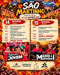 Cartaz Festa em honra de São Martinho 2026 - Argoncilhe