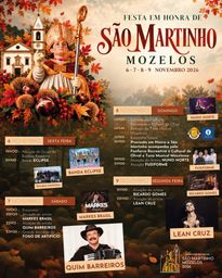 Cartaz Festa em honra de São Martinho 2026 - Mozelos