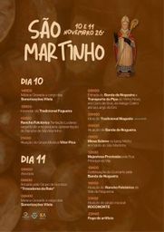 Cartaz Festa em honra de São Martinho 2026 - Sabrosa