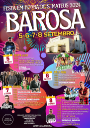 Cartaz Festa em Honra de São Mateus 2024 - Barosa