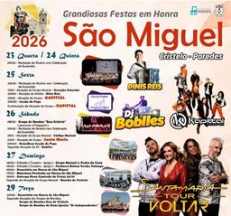 Cartaz Festa em honra de São Miguel 2026 - Cristelo