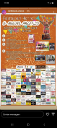 Cartaz Festa em Honra de São Miguel Arcanjo 2024 - Resende