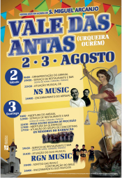 Cartaz Festa em Honra de São Miguel Arcanjo 2025 - Vale das Antas