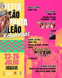 Cartaz Festa em honra de São Pantaleão 2026 - Rebordãos