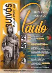 Cartaz Festa em Honra de São Paulo 2025 - Ruivós