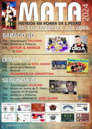Cartaz Festa em Honra de São Pedro 2024 - Mata