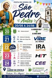 Cartaz Festa em honra de São Pedro 2026 - Antes
