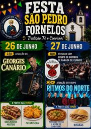Cartaz Festa em honra de São Pedro 2026 - Fornelos