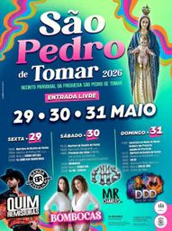Cartaz Festa em honra de São Pedro 2026 - Tomar