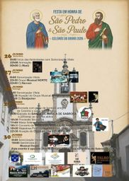 Cartaz Festa em honra de São Pedro e São Paulo 2026 - Celeirós do Douro
