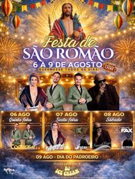 Cartaz Festa em honra de São Romão 2026 - Maceira