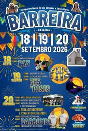 Cartaz Festa em honra de São Salvador e Santa Marta 2026 - Barreira
