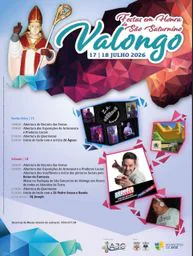 Cartaz Festa em honra de São Saturnino 2026 - Valongo
