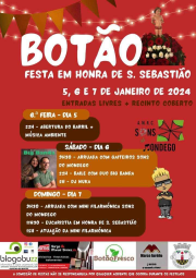 Cartaz Festa em Honra de São Sebastião 2024 - Botão
