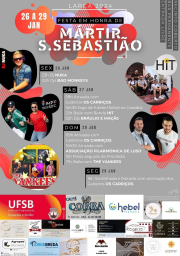 Cartaz Festa em Honra de São Sebastião 2024 - Larçã