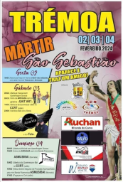 Cartaz Festa em Honra de São Sebastião 2024 - Trémoa