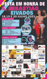 Cartaz Festa em Honra de São Sebastião 2025 - Eivados