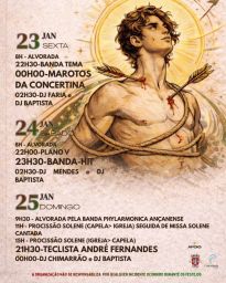Cartaz Festa em honra de São Sebastião 2026 - Ançã