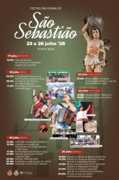 Cartaz Festa em honra de São Sebastião 2026 - Fonte Boa
