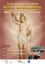 Cartaz Festa em honra de São Sebastião 2026 - Granja